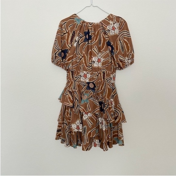 Ulla Johnson Farah Floral Silk Mini Dress - Picture 7 of 9